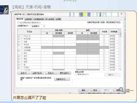 Revit視圖可見性設置VV灰色的無法修改？