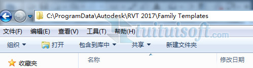 REVIT2017 族樣板文件、項目樣板文件、自帶族庫下載